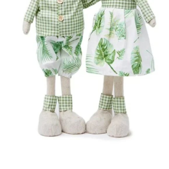 Fabric Standing Bunny Decorations for Easter - Picture 2 of 4